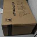 Bathroom Light Fixtures (3-Light, 20 in), Brushed Gold Vanity Lights for Bathroom with Ribbed Green Tulip Glass Shade, Vintage Vanity Wall Lights for Mirror Bedroom Living Room Hallway