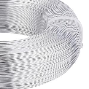 BENECREAT 1492 Feet 22 Gauge Silver Aluminum Wire Bendable Metal Sculpting Wire for Beading Jewelry Making Art and Craft Project