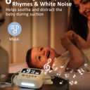 HEYVALUE Nasal Aspirator for Baby, Hospital Grade Nose Sucker with 9 Levels Suction, Night Light and Nursery Rhyme Soothing Function, Electric Nose Suction for Baby with Food-Grade Silicone Tips