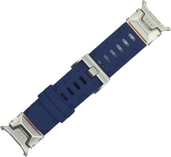 Soft Silicone Loop Strap For Samsung Galaxy Watch Ultra 47mm Sports WatchBands For Galaxy Ultra No Gaps Curved End Bracelet