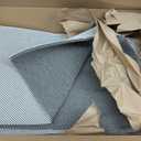 Extra Large Non Slip Shower Mat: 47.2x31.5 inch Loofah Shower Mat for Inside Shower with Drain Hole in Middle, Soft PVC Anti-Slip Shower Stall Mats for Bathroom,Wet Area, Quick Drying