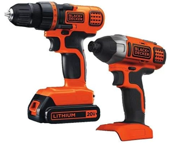 Black & Decker 20V MAX Drill/Driver Impact Combo Kit with BLACK