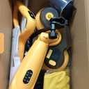 Cordless Electric Mop for Dewalt 20V Battery (NO Battery), 2 in 1 Spin Mop & Electric Floor Scrubber Machine with LED Light & Water Spray, 800 RPM Rotating Electric Mops for Floor Cleaning (Yellow)