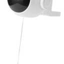 Automatic Lifting Ball Cat Toy Table Clamp Interactive Teaser for Indoor Cats Exercise Training, White 4.72x2.36inch