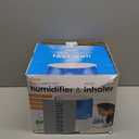 Crane Steam Inhaler & Warm Mist Humidifier, 0.5 Gallon, Humidifier FSA Eligible, Blue & White, Ideal Humidifiers for Bedroom, Sinus Inhaler, Vaporizer HSA, Vaporizer For Congestion