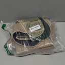 Bosap Bathroom Rugs Set 2 Pieces,Thin Bathroom Mats,Toilet Rugs,Quick Dry,Non-Slip,Machine Washable,Low Pile,Absorbent Bath Mats,Shower,Sink,Home Decor Accessories.Beige,1'5"x2'3"+1'8"x2" U Shape