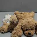 Snug a Babies Puppy Stuffed Animals Toys for Ages 0 1 2 3 4 5 6 7 8+ Years Old Kids - Mommy Dog with 4 Baby Puppies in Her Tummy, Idea Xmas Birthday Gifts for Baby, Toddler, Girls, Boys