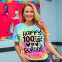 100 Days of School Shirt for Women Teacher T Shirts Back to School Inspirational Tee Tops (XL)