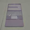 Compatible with iPad Air 11 Inch & Air 5th/Air 4th Generation Case with Keyboard - Multi-Touch Trackpad, 7-Color Backlit, Detachable Folio Cover for Air 11-inch M3/M2 (2025/2024), Light Purple