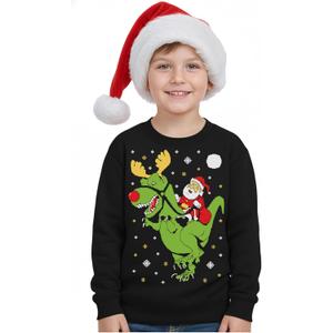 Tstars I've Been Naughty Sweatshirt Toddler Kids Ugly Christmas Sweater Style (3T)