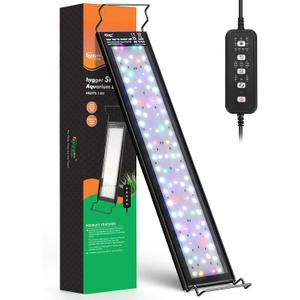 hygger IP68 Waterproof LED Aquarium Light 24/7 Cycle Full Spectrum Fish Tank Light with Timer Adjustable Brightness 12 Colors Aquarium Lamp for 25-30 in Freshwater Planted Tank