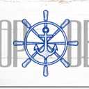 2 x Gkwa Nautical Bathroom Decor, Rustic Wood Sign, 15 x 7.5 Inches, Wall Mount