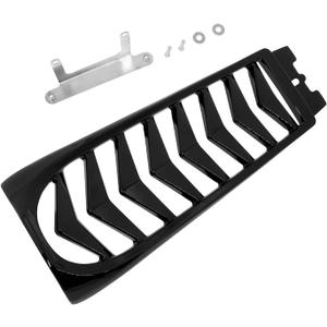 Lower Front Chin Spoiler Black Air Dam Fairing Cover for Harley Softail Street Bob Breakout Fat Bob 2018-2024 (Black)