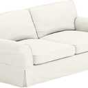 Cotton PB Comfort Slipcover Fits Pottery Barn Grand Comfort Sofa Cover 94"W