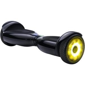 Jetson Zone Hoverboard, Top Speed of 7 mph, Maximum Range of 7 miles, All-Terrain Tires, 300 Watt Dual Hub Motor, Ages 12+, Black, JZONE-BLK