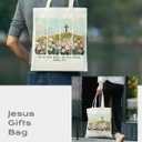 2 x Christian Inspirational Butterfly Library Bag Gifts for Mom, Christmas Religious Mental Health Jesus Gift for Women