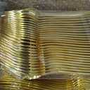 BESTVIP 900PCS Gold Dinnerware Set for 150 Guests,