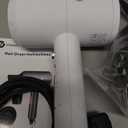 Slopehill Professional Ionic Hair Dryer, Powerful 1800W Fast Drying Low Noise Blow Dryer with 2 Concentrator Nozzle 1 Diffuser Attachments for Home Salon Travel (White)