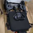 Lightweight Foldable Electric Wheelchair, Motorized Wheelchair for Adults, 500W Motor, Airplane Approved, Black