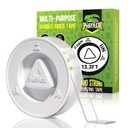 Double Sided Tape Heavy Duty, Double Sided Mounting Nano Tape 13.3FT, Clear & Tough Two Sided Adhesive Tape, Removable Picture Hanging Strips for Wall, Poster, Carpet, Home Office Outdoor