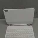 GreenLaw for iPad 11th(A16,2025)/10th(2022) Generation Case with Keyboard, Magic-Style Keyboard Stand, 7 Color Backlit, Stain-Resistant Surface, Multi-Touch Trackpad, White