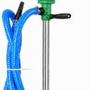 Drill Powered Water Pump, Stick Transfer Pump with 4.9 ft Steel Hose
