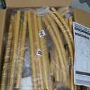 Pureegg Gold Metal Arch Backdrop Stand Set of 3 (7.2ft & 6.0ft & 6.0ft), Wedding Balloon Arch Stand with Stable Base, Backdrop Frame & Cover for Party, Birthday, Graduation, Photo Booth, Easy Assembly