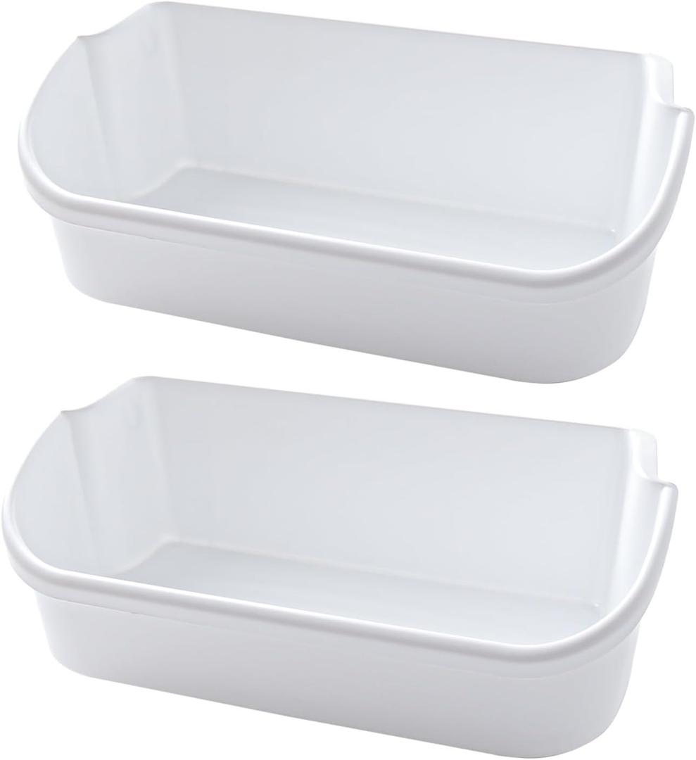 2 Pack 240356401 Refrigerator Door Bin Shelf By Seentech - Replacement Shelf Part Compatible with Frigi-daire Kenmore Refrigerator, Replaces AP2116036, 891213, 240356401, 240356405, 240356406