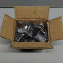 10 Pack Iron Baluster Slant Shoes with Screw, Stair Baluster Shoes Slant Angle Use for 1/2" Square Iron Balusters, Matte Black Wrought Balusters Shoes for Staircase Spindle Interior