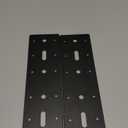 2PCS 11" X 3" Straight Steel Flat Plate,Heavy Duty Mending Plate Joining Connecting Brackets, I Strap Metal Plate.Fit 4x4,6x6 for Repair House,Furniture,Pavilion,Straight Flat Plate for tress framing