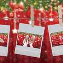 YYNXSY Fabric Red Merry Xmas Background Christmaspodcast Backdrop for Winter New Year Eve Photography Family Party Birthday Glitter Bokeh Sparkle Baby Shower Decoration Photo Booth Props 7X5FT YY-3570