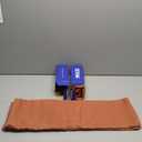 MIULEE Pack of 2 Decorative Outdoor Solid Waterproof Fall Throw Pillow Covers Euro Sham Faux Linen Garden Farmhouse Cushion Cases for Summer Patio Tent Balcony Couch Sofa 26x26 Inch Rust  