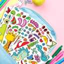 2 x 15 Sheets Make Your Own Animal Stickers for Kids Girls Boys Toddlers Create A Face Decal Large Print Pack Custom Waterproof Decals Party Favors Set Craft Sticker Books Supplies (Style 2)