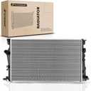 A-Premium Engine Coolant Radiator Assembly Compatible with Jeep Cherokee 2014-2018, 2.4L 3.2L, Manual Transmission, Replace# 68229290AA