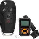 ACROPIX N5FA08TAA Keyless Entry Remote Key Fob for Ford Fusion 2013 2014 2015 2016 2017 315MHz Replacement Car Control Key Kit DIY Tool 4 Buttons Black