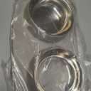 GORILLA GRIP Feeding Mat Set, 4 Cup, Patent Pending 100% Waterproof BPA Free Silicone, Stainless Steel Cat and Dog Bowls, Slip Resistant, High Edges Catch Water Food, US Designed Pet Accessories Beige