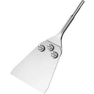 11 Inch Long SDS Plus Shank Floor Scraper, 5 Inch Wide 40 Cr Thin-Set Scaling Chisel, Removal Tools for Thin-Set Mortar Tile Adhesive