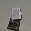 Uyiton Compatible with iPhone 17 Pro Max Camera Lens Protector - [Not Easy to Break][Strong Adsorption][Case-Friendly] Metal Tempered Glass Rear Camera Screen Cover - Black Titanium