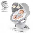 3-in-1 Baby Swings for Infants with Removable Rocker and Motion Detection
