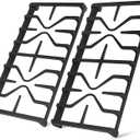 Upgraded WB31X27151 Side Stove Grate Replacement for Ge General Electric Stove Parts,WB31X24736 Cast Iron Burner Cooking Grate Rack for General Electric JGBS66REKSS JGB735SPSS Stove Rack,2 Pack
