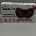 Massage Pillow, Neck and Back Massager with Heat, Shiatsu Massage Pillow for for Back, Shoulder, Leg, Foot, Gift for Men Women Mom Dad, Stress Relax at Home Office and Car (Light Gray)