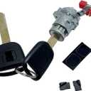 Front Left Door Lock Cylinder with Keys 72185S9VA21 Compatible with 2003-2008 Pilot