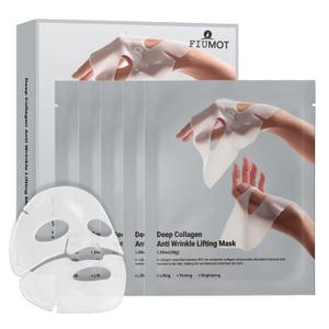 Rosemine Deep Collagen Anti-Wrinkle Lifting Overnight Mask Facial sheet masks with low molecular weight collagen for lifting, firming, and moisturizing 5 Packs Rosemine Deep Collagen Anti-Wrinkle Lifting Overnight Mask Facial sheet masks with low molecular weight collagen for lifting, firming, and moisturizing 5 Packs