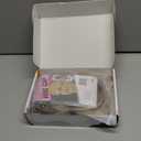 MINLEE Blonde Wig with Bangs for Women 14 Inch Short Bob Wavy Curly Wig Ombre Blonde Hair Wigs Heat Resistant Synthetic Wigs