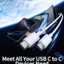 USB C to USB C Cable, 2-Pack 10FT 60W Fast Charging Cable Long Type C Charger Cord for iPhone 17/17 Pro/17 Pro Max/Air/16/15 Pro Max/Plus, iPad, MacBook, Galaxy S25/S24, Pixel 10/9/8, Tablet, Android