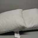 20x20 Decorative Throw Pillow Inserts-Down Feather Pillow Inserts-Square-Cotton Fabric-Set of 2-White.