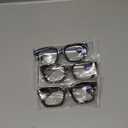 3 PACK MIYYA Readers for Women Oprah Style Square Reading Glasses with Spring Hinge Blue Light Blocking for Men Ladies