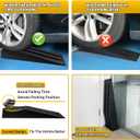 HOXWELL Portable Car Ramps for Oil Changes High Lift, Heavy Duty Low Profile Car Ramps for Jack Support, Vehicle Ramps for Garage, 31.5''x8.1''x4.9'', GVW 10000 LBS, 2PCS