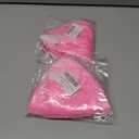 2 x Fsadwnn Small Pilates Exercise Ball - 9 Inch Core Training Ball with Pump, Barre & Yoga Workout (Pink)