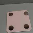 Ovutek Smart Scale for Body Weight, Digital Bathroom Scale BMI Weighing Body Fat Scale, Accurate Body Composition Scale Monitor for People's Health with Smartphone App, Compact Size, 400lb (Pink)